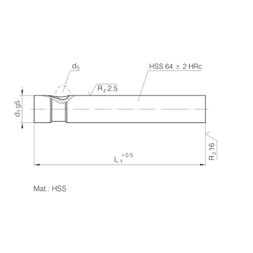 Perforazione a sfere leggera HSS WS Materiale HWS