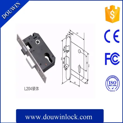 hotel shower room lock with keys