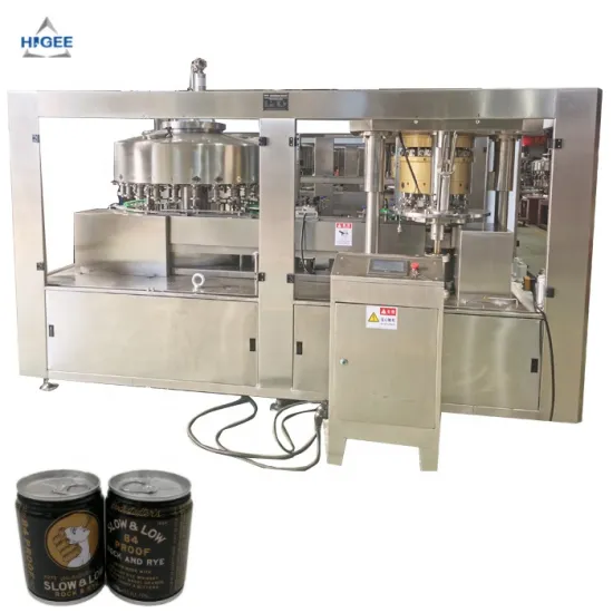 CPH Energy Drink Can Filler Seamer Labeller Machine