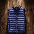 Sleeveless Stand Collar Duck Down Jacket