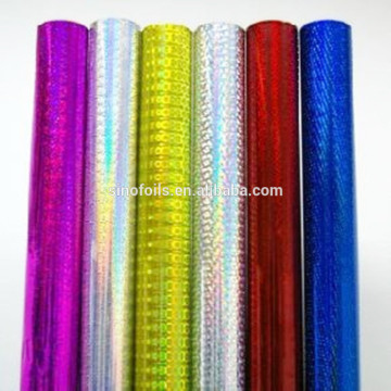 Hot stamping colour foil for uncoated paper and film