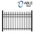 Garden decorative zinc steel fence/steel picket fence