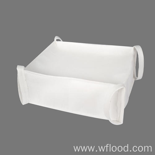 Self inflatable flood sandbag flood control barrier dam