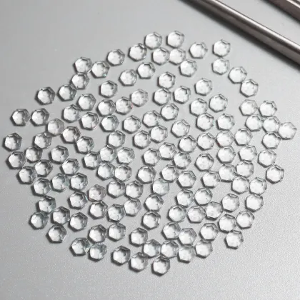 Natural Topaz Loose Stone White Topaz Hexagon Cut