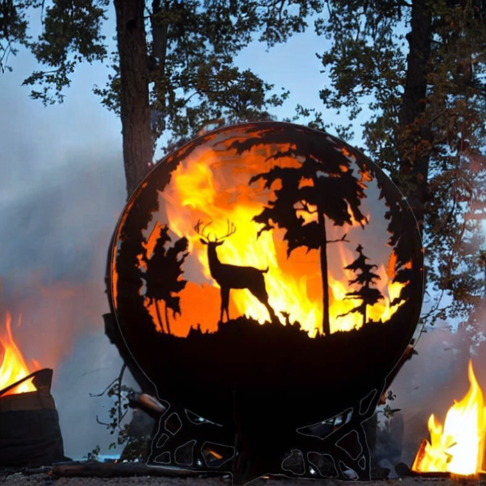 Weathering Steel Fireball