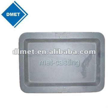 Cast iron oblong grill pan