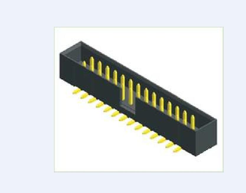 2.0x2.0mm (0.079x0.079in)Box Header SMT Vertical Single Rows H=4.8