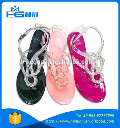 women jelly shoes pvc sandal