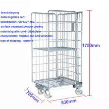 Duty Metal Roll Cage Trolley Cart Medium Duty Metal Roll Cage Trolley Cart Factory