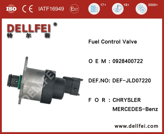 Fuel Rail Pressure Control Valve 0928400722 for MERCEDES-Benz,CHRYSLER