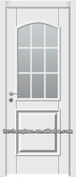 New design glass wooden door use for kitchen