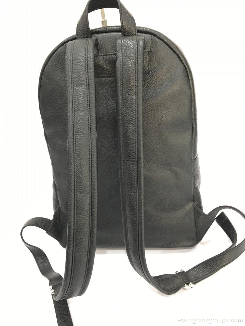 Men'S Backpack Leather Backpack Business Computer Bag