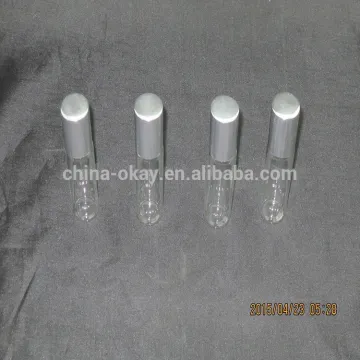 Roll on glass bottle 5ml/glass bottle with plastic roll on /roll on bottle with aluminium caps
