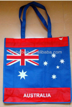 non-woven advertising promotional bags with country flag