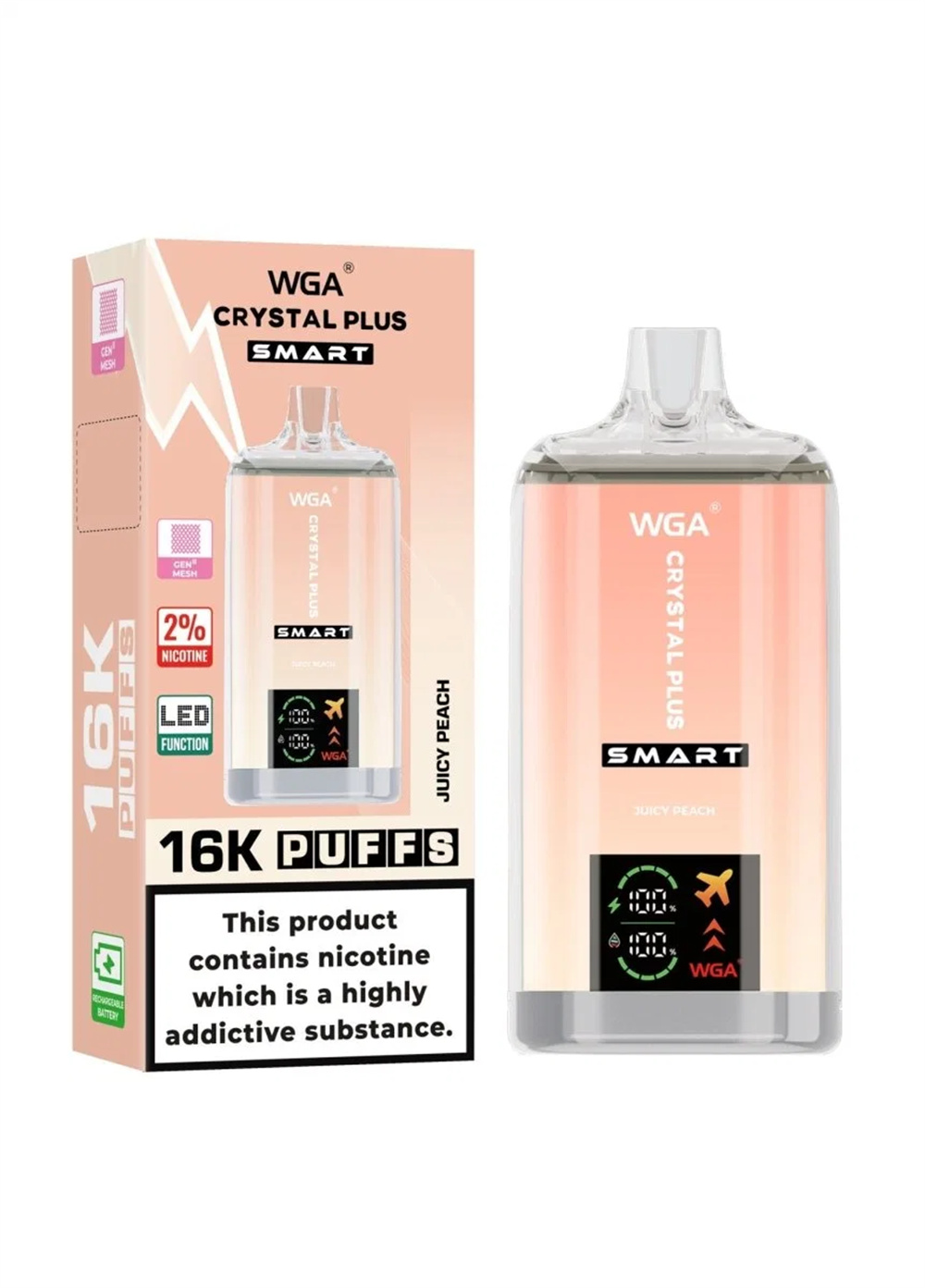 WGA Crystal Plus 16000 Disposable Vape In stock