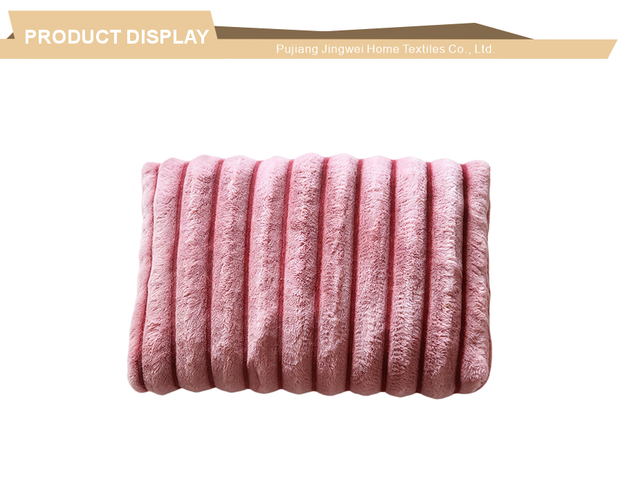 Soft fuzzy channel textured lounge bolster