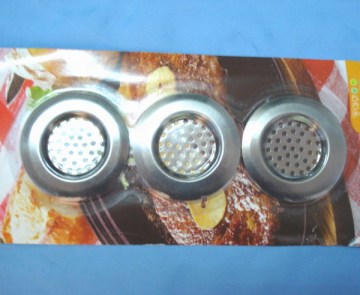 Set of 3 pcs Stainless Steel Sink Strainer