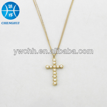 Engraved cross pendant necklace sideways cross necklace