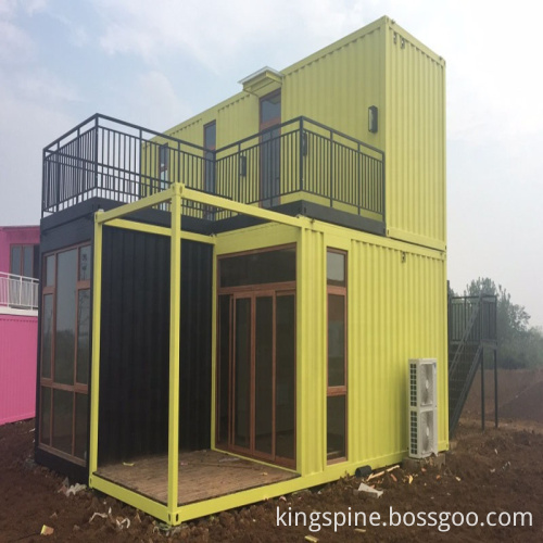 Rumah Kontena Gentian Kaca Pasang Siap Moden Bossgoo Com