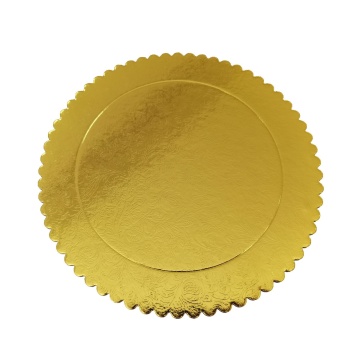 Gold Cardboard Disposable Cake Bottoms - Moisture & Grease Resistant Cake Tools