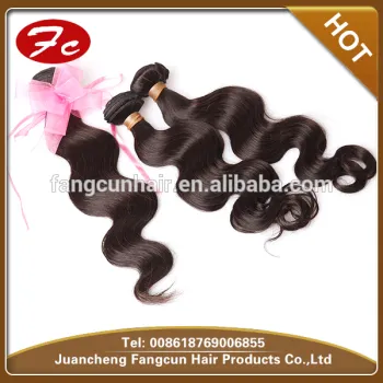Body wave hair weft virgin Indian body wave human hair weft