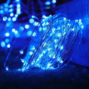 200ED Solar Panel Copper String Light