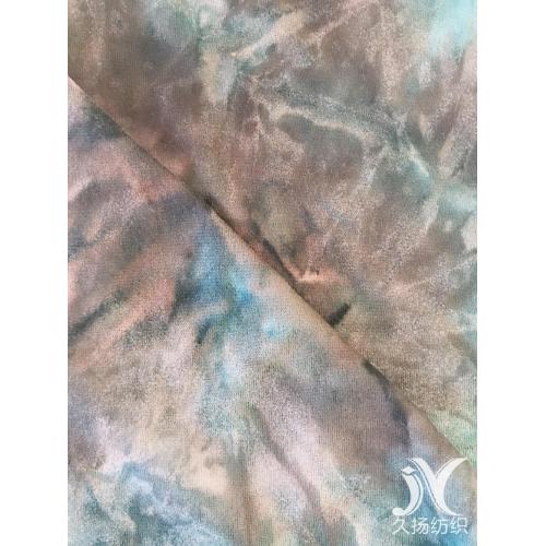 Brushed Tie Dye DTY stickat tyg