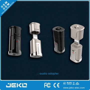 Newest smallest 8Pin to 3.5mm AUX female audio earphone headphone adapter for iphone7 7 plus