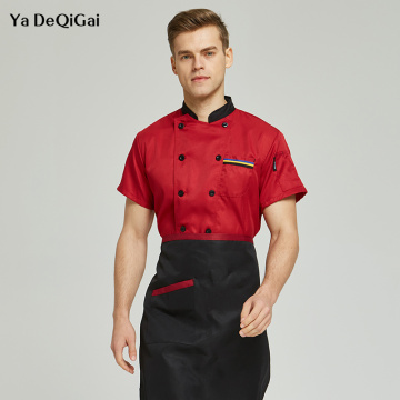 Chef overalls Food service Western restaurant kitchen chef jacket catering cook working clothes Sushi costume New Hotel uniform