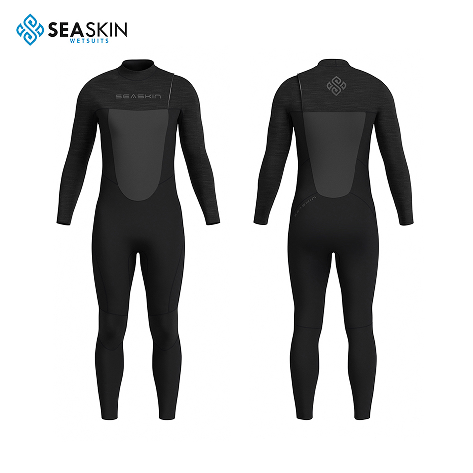 Seaskin Mens Zipper-free One Piece Durable Wetsuit