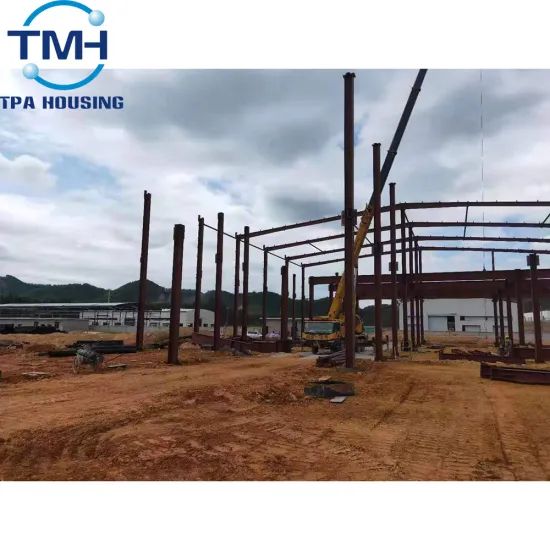 steel frame prefabricated steel structure building warehouse