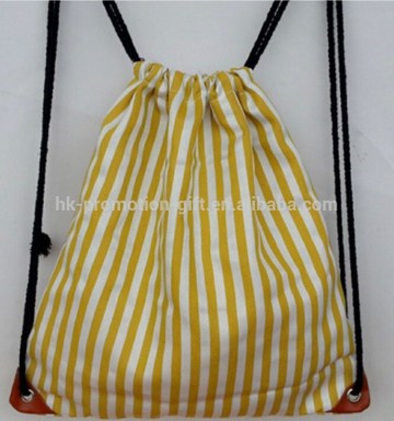 top quality indian style backpack bag, cheap drawstring backpack, wholesale cotton fabric drawstring backpack