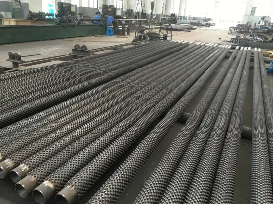 ASTM A213 T5 T9 T11 Seamless Studded Fin Tube For Boiler Waste Heat Recovery