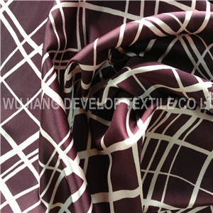 Printed Satin Chiffon Fabric (DT5026)