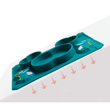 Lave-vaisselle Safe Dinicone Silicone Plaque divisée en une pièce