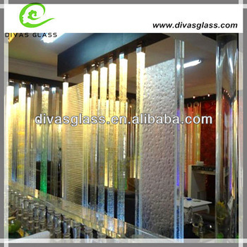 Hot sale high quality crystal glass led panel indoor