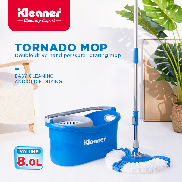 plastic basket spin mop