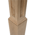 Post Newel Stair Wooden Vintage untuk kegunaan dalaman
