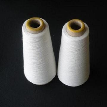 32s Close Virgin Polyester Spun Yarn, Raw White Colour (TY-P321)