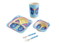 Eco Friendly Bamboo Fiber Children Tableware