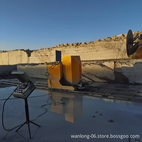 High Efficiency Granite Stone Diamond Wire Saw Cutting Machine