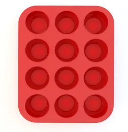 silicone muffin mold and pan 12 cups