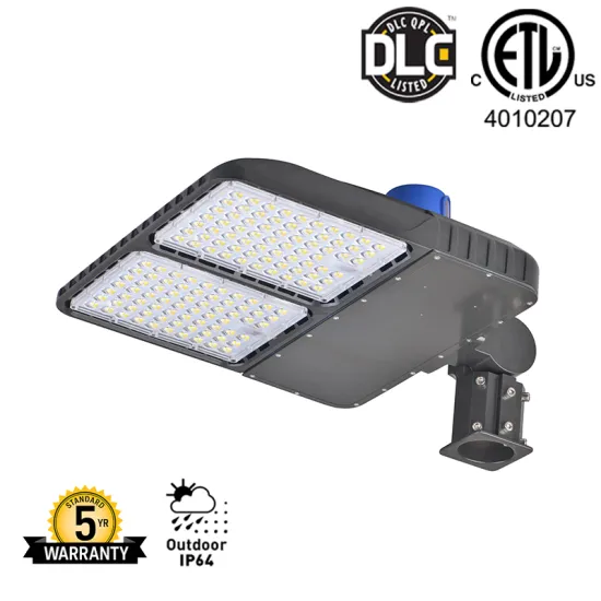 Photocell led street shoebox light 240W slip fitter