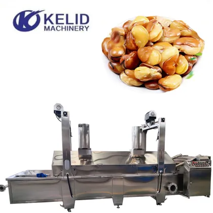 High Quality Haricot Vert Broad Bean Chickpeas Pellet Snack Frying Machine