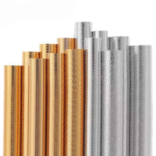 Aluminium foil wallpaper kulit dan tongkat untuk dapur