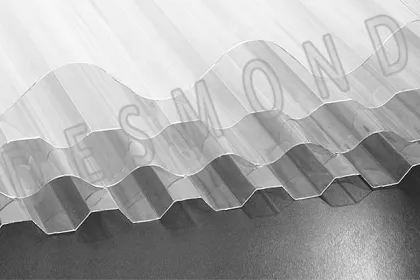 Desmond polycarbonate hollow sheet transparent