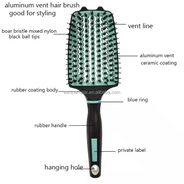ventilasi sikat rambut untuk menghaluskan rambut rambut