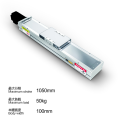 Automatic linear guides for robot front ends