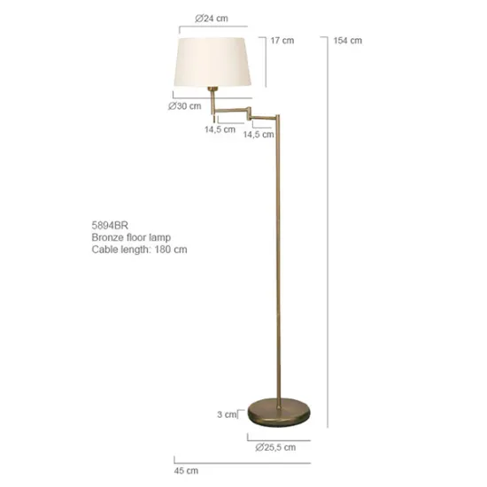 Adjustable Floor lamp for Living Room