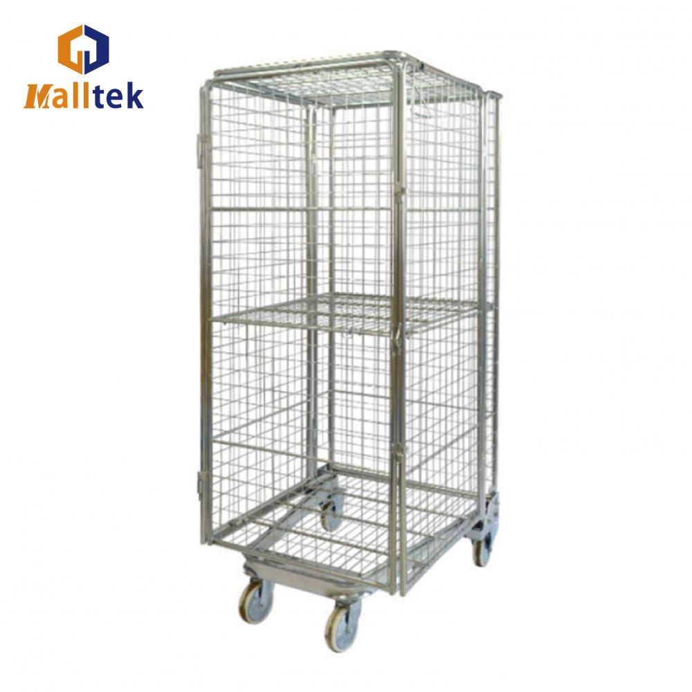 Logistics Industrial Warehouse Folding Roll Trolley